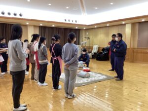 消防訓練、心肺蘇生法